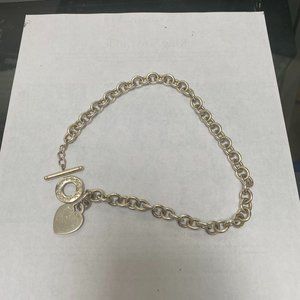 Tiffany & Co Toggle Necklace with Heart